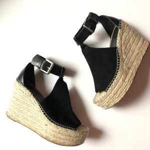 Marc Fisher Annie Perforated Platform Espadrille